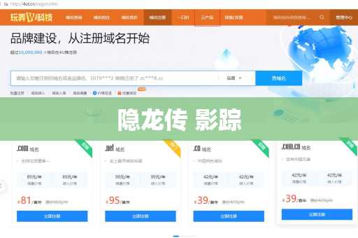 隐龙传 影踪