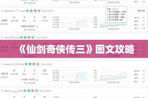 《仙剑奇侠传三》图文攻略
