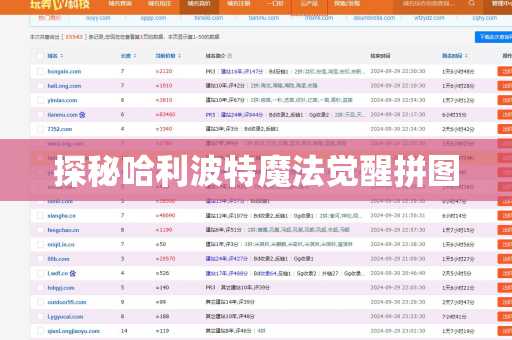 探秘哈利波特魔法觉醒拼图