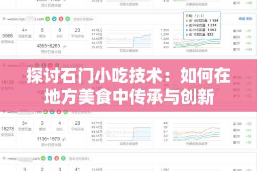 探讨石门小吃技术：如何在地方美食中传承与创新