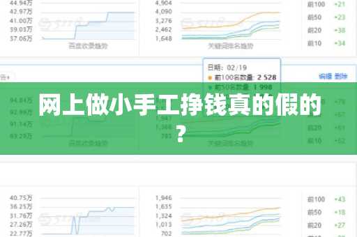 网上做小手工挣钱真的假的？