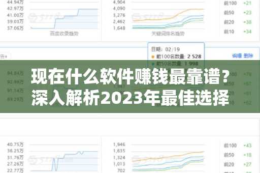 现在什么软件赚钱最靠谱？深入解析2023年最佳选择