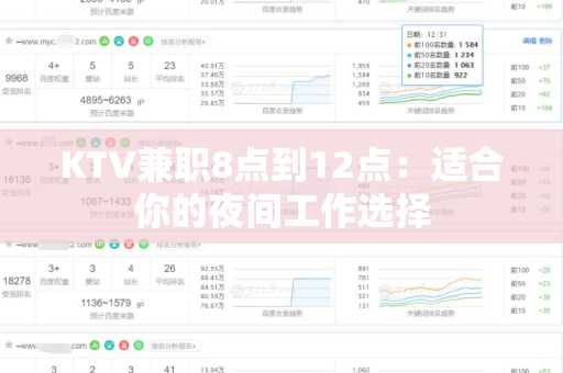 KTV兼职8点到12点：适合你的夜间工作选择