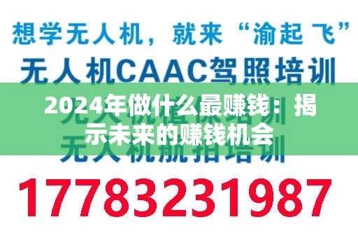 2024年做什么最赚钱：揭示未来的赚钱机会
