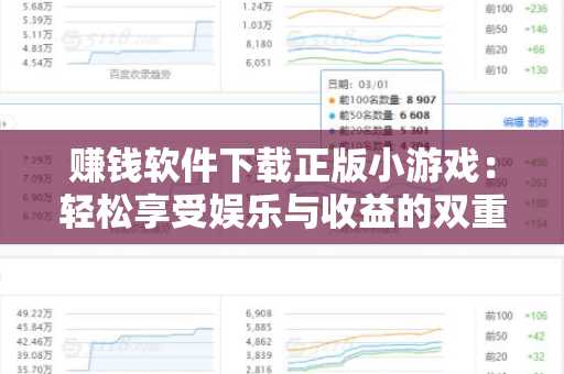赚钱软件下载正版小游戏：轻松享受娱乐与收益的双重乐趣
