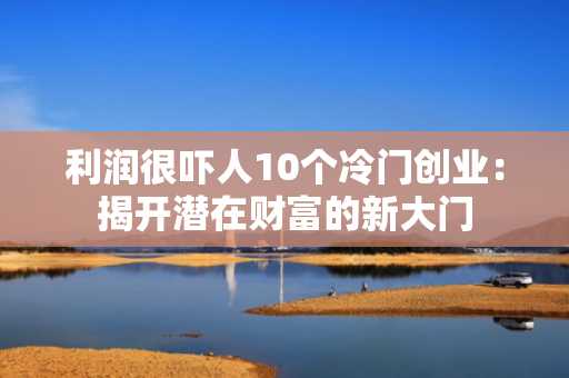 利润很吓人10个冷门创业：揭开潜在财富的新大门
