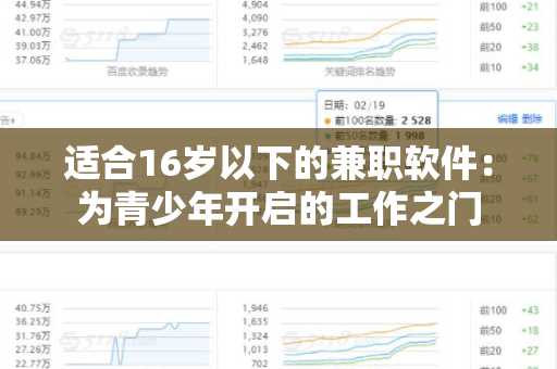 适合16岁以下的兼职软件：为青少年开启的工作之门