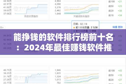 能挣钱的软件排行榜前十名：2024年最佳赚钱软件推荐