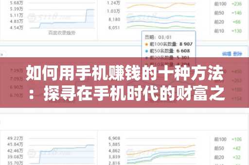 如何用手机赚钱的十种方法：探寻在手机时代的财富之路