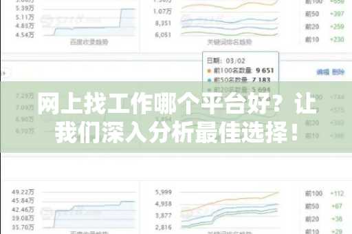 网上找工作哪个平台好？让我们深入分析最佳选择！
