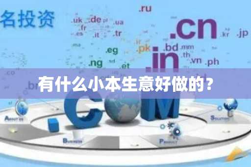 有什么小本生意好做的？