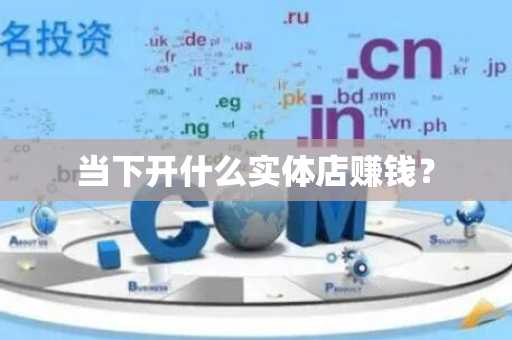 当下开什么实体店赚钱？