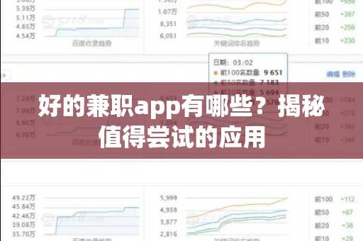 好的兼职app有哪些？揭秘值得尝试的应用