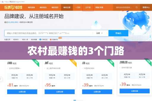 农村最赚钱的3个门路