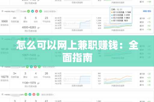 怎么可以网上兼职赚钱：全面指南