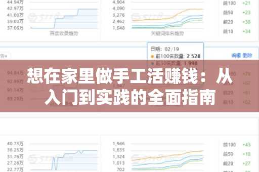 想在家里做手工活赚钱：从入门到实践的全面指南