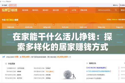 在家能干什么活儿挣钱：探索多样化的居家赚钱方式