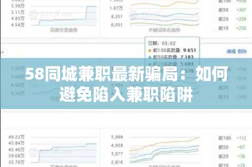 58同城兼职最新骗局：如何避免陷入兼职陷阱