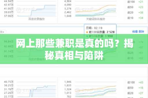 网上那些兼职是真的吗？揭秘真相与陷阱