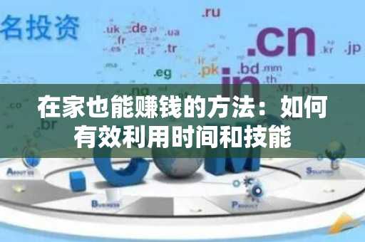 在家也能赚钱的方法：如何有效利用时间和技能