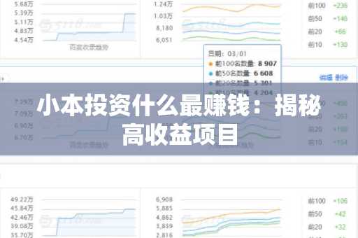 小本投资什么最赚钱：揭秘高收益项目