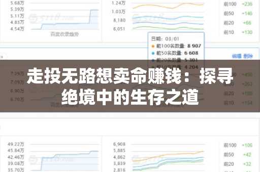 走投无路想卖命赚钱：探寻绝境中的生存之道