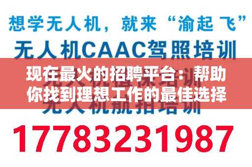 现在最火的招聘平台：帮助你找到理想工作的最佳选择
