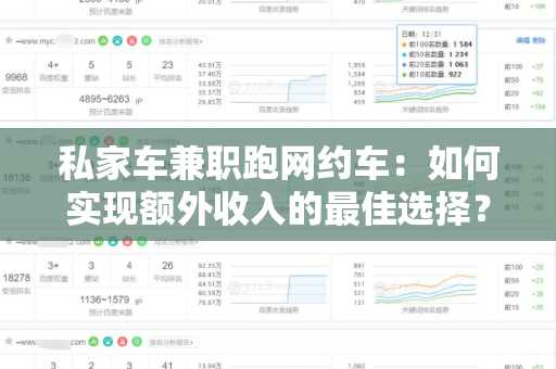 私家车兼职跑网约车：如何实现额外收入的最佳选择？