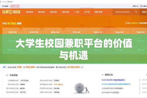 大学生校园兼职平台的价值与机遇