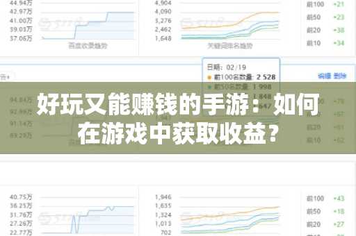 好玩又能赚钱的手游：如何在游戏中获取收益？