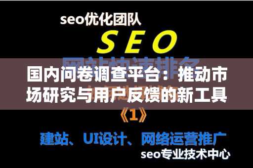国内问卷调查平台：推动市场研究与用户反馈的新工具