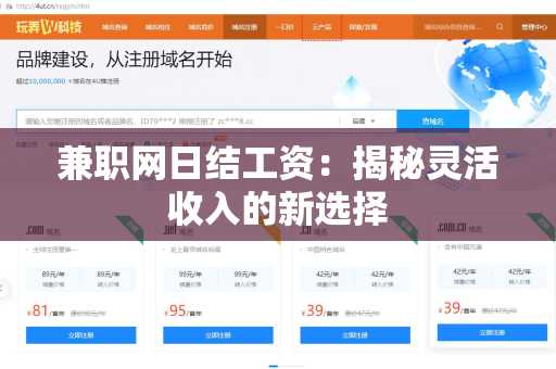 兼职网日结工资：揭秘灵活收入的新选择