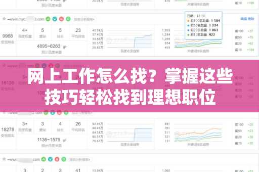 网上工作怎么找？掌握这些技巧轻松找到理想职位