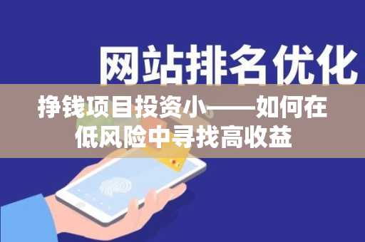 挣钱项目投资小——如何在低风险中寻找高收益