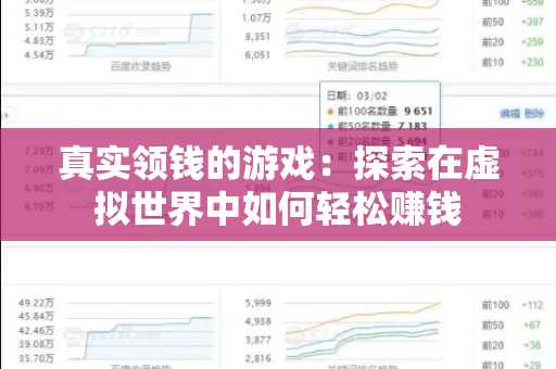 真实领钱的游戏：探索在虚拟世界中如何轻松赚钱