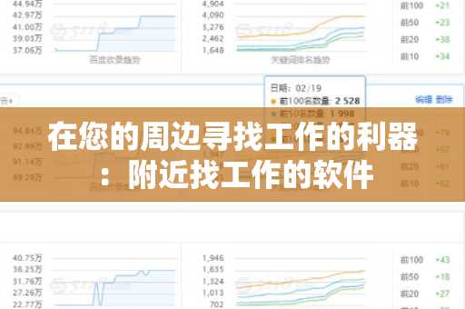 在您的周边寻找工作的利器：附近找工作的软件